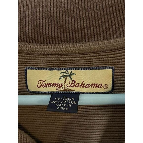 Bundle Tommy Bahama Silk Blend Textured Polos Men’s Size Large - Picture 6 of 8
